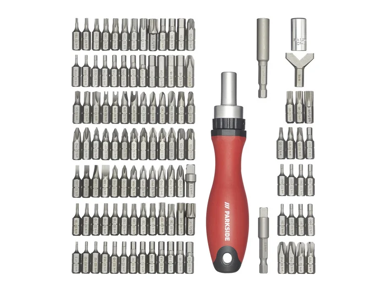 PARKSIDE® Tournevis à cliquet avec set d'embouts