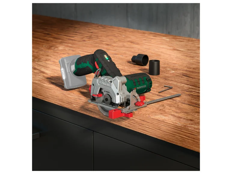 PARKSIDE® Scie circulaire sans fil sans batterie ni chargeur. 12 V