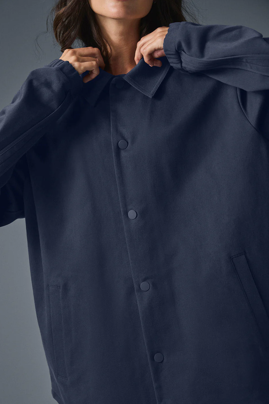 Edition Sueded Jacket - Navy