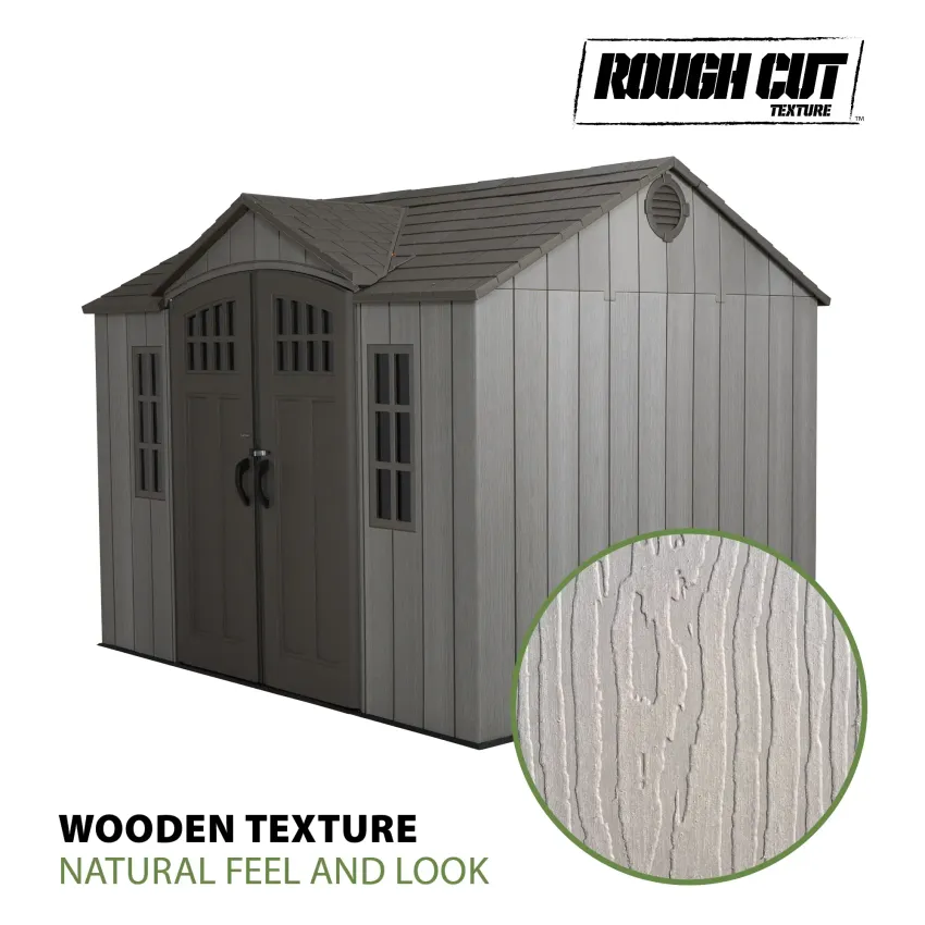 LIFETIME 10 FT. X 8 FT. OUTDOOR STORAGE SHED
