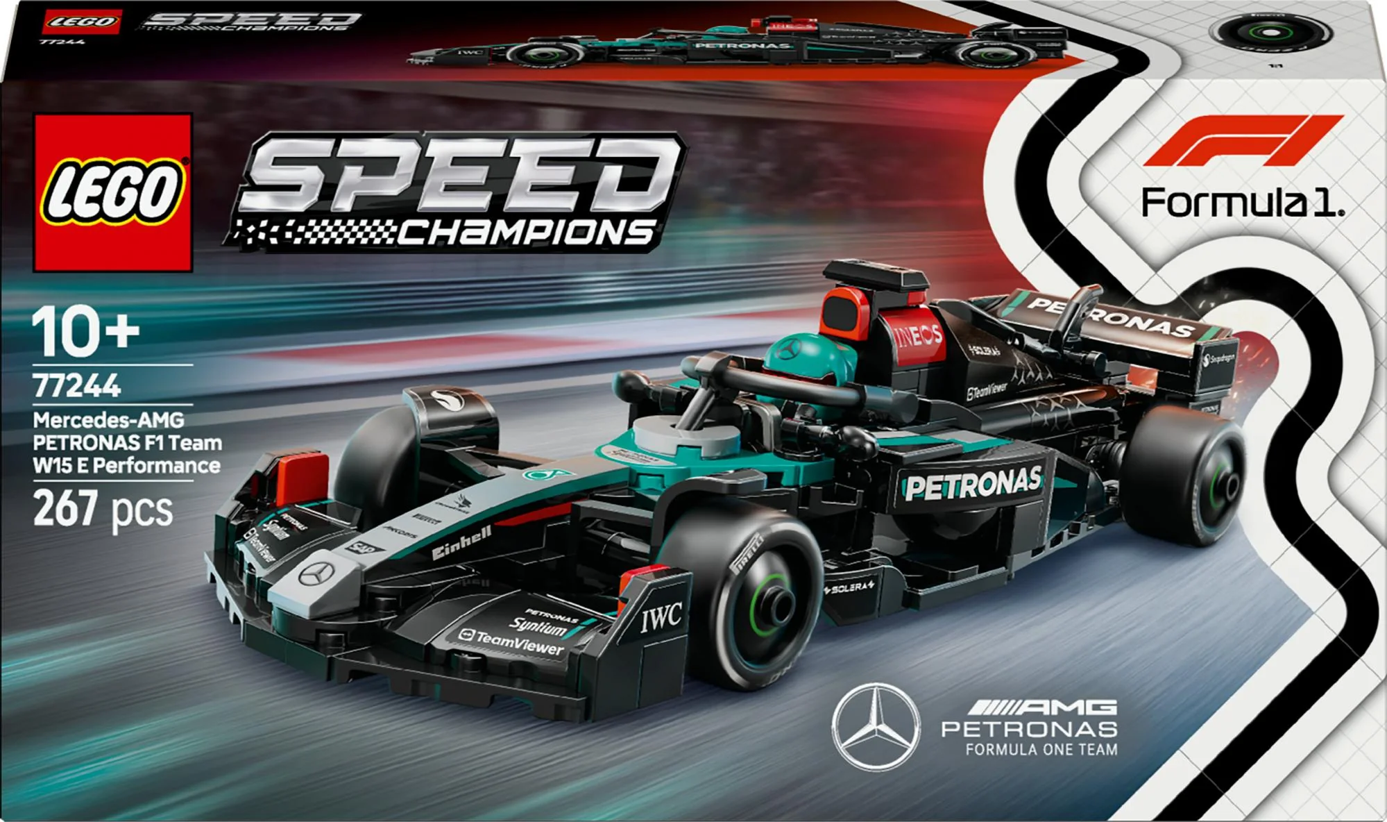 LEGO 77244 Speed Champions Mercedes-AMG F1 W15 Racing Car