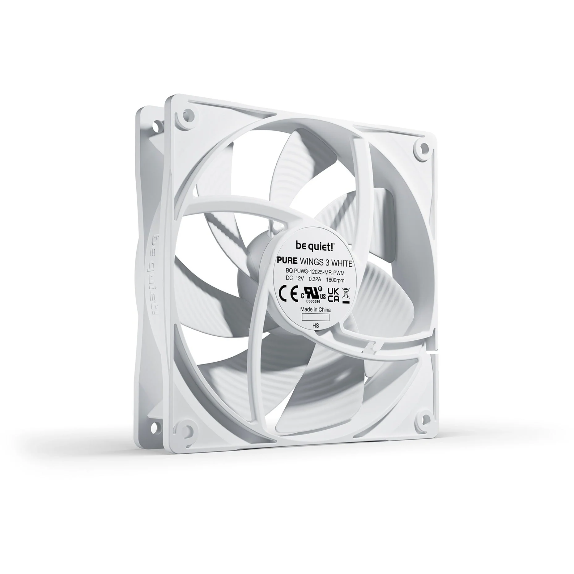 be quiet! Pure Wings 3 120mm PWM. case fan (white)
