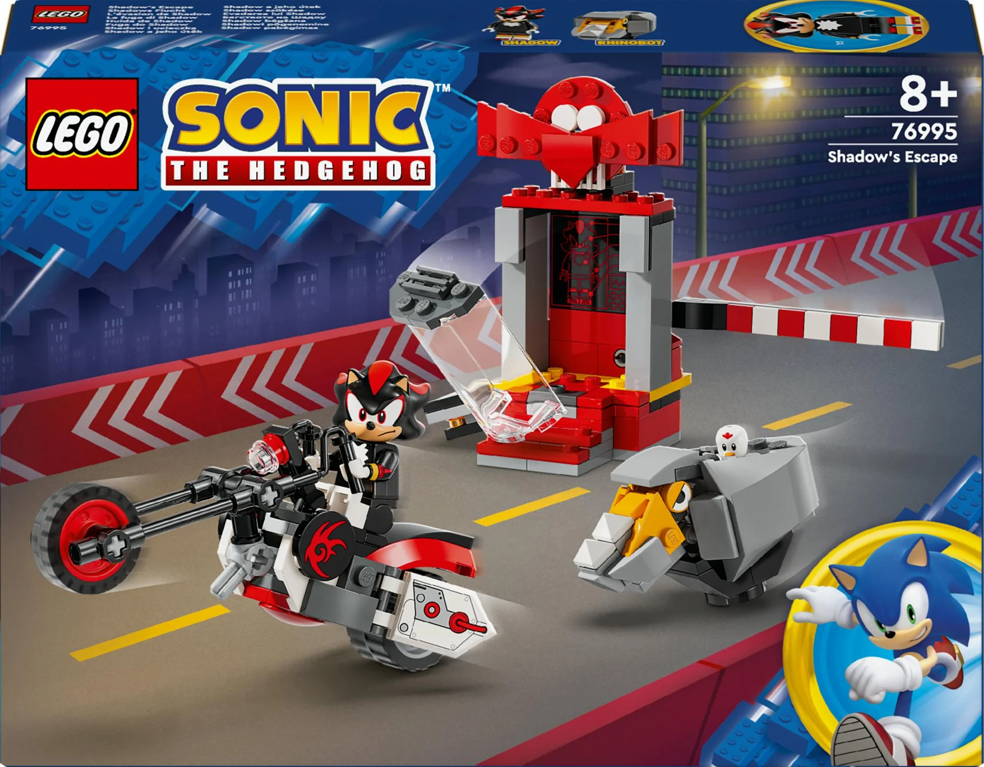 LEGO 76995 Sonic the Hedgehog Shadow the Hedgehog Escape