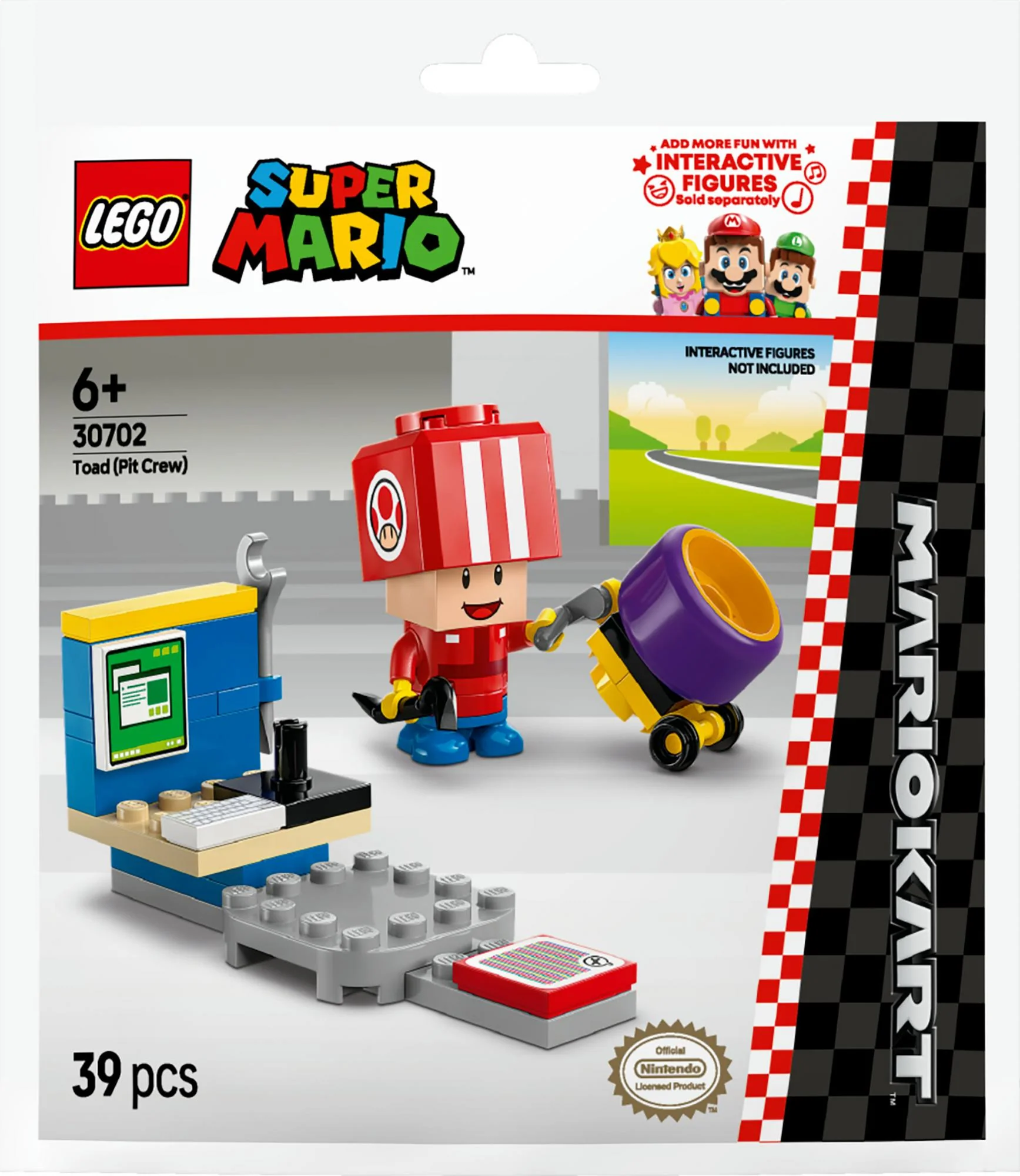 LEGO 30702 Mario Kart -Toad (Pit Crew)