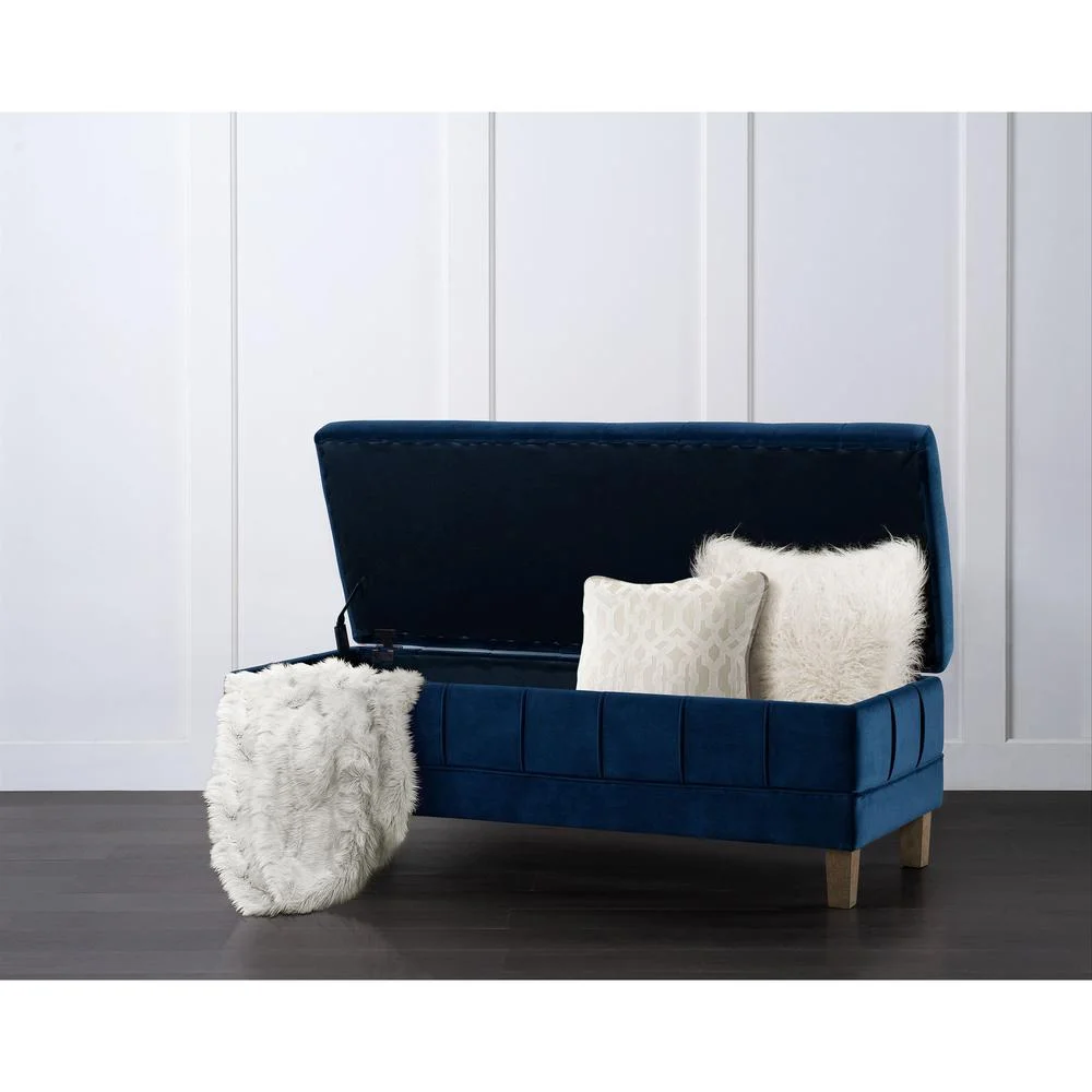 Picket House Furnishings Jude Tufted Storage Ottoman