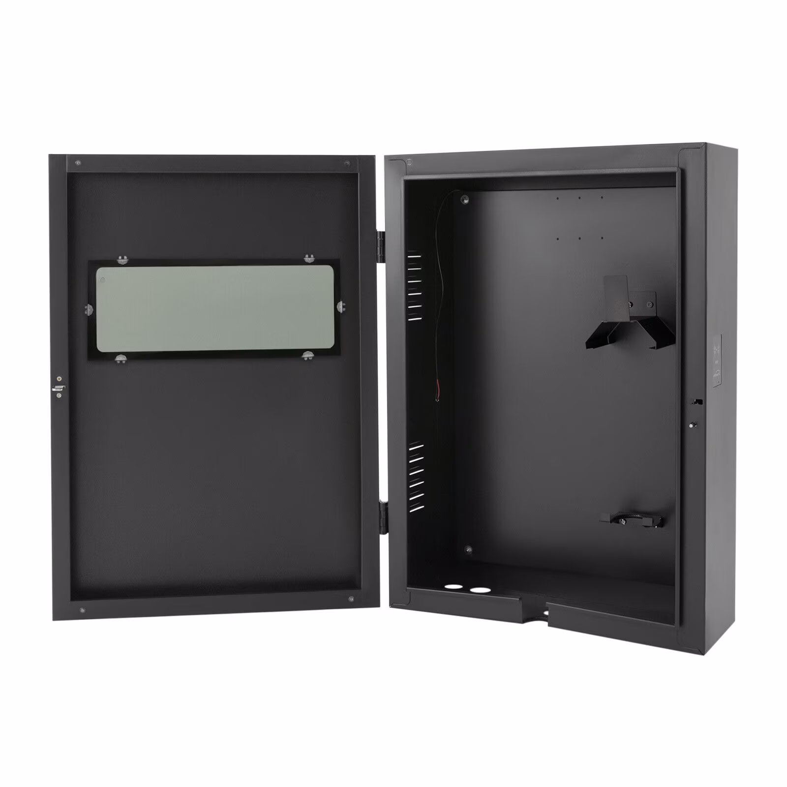 Wall EV Charger Protective Box Waterproof Charger Station Box Indoor/Outdoor Wall Charger Box Charging Cable Organizer Connector Case for Tesla Gen 3 Wall Connector Dustproof Lock Box Black