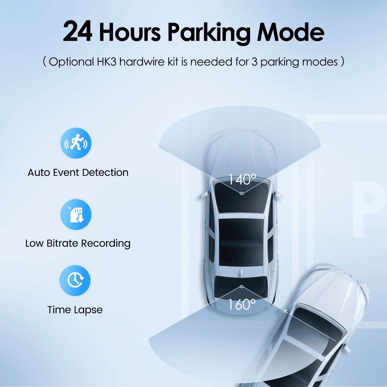 VIOFO Dual Dash Cam, 2K 1440P 60fps+1080P 30fps Front and Rear Dash Camera with Wi-Fi GPS, Parking Mode(A129 Plus Duo)