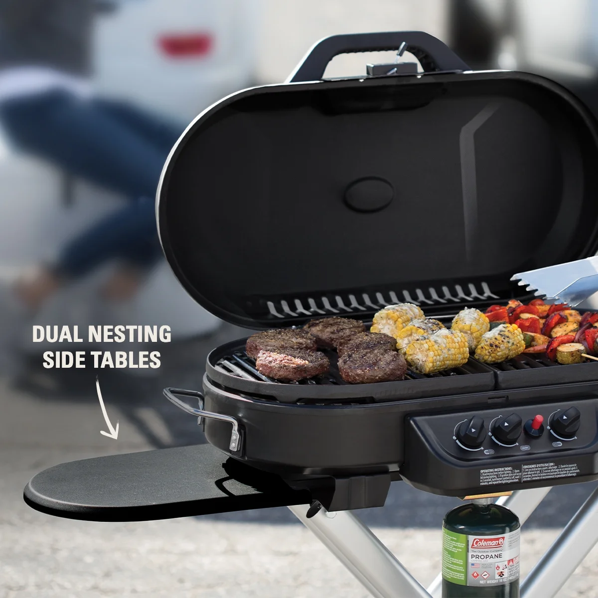 RoadTrip? 285 Standup Propane Gas Grill, Red