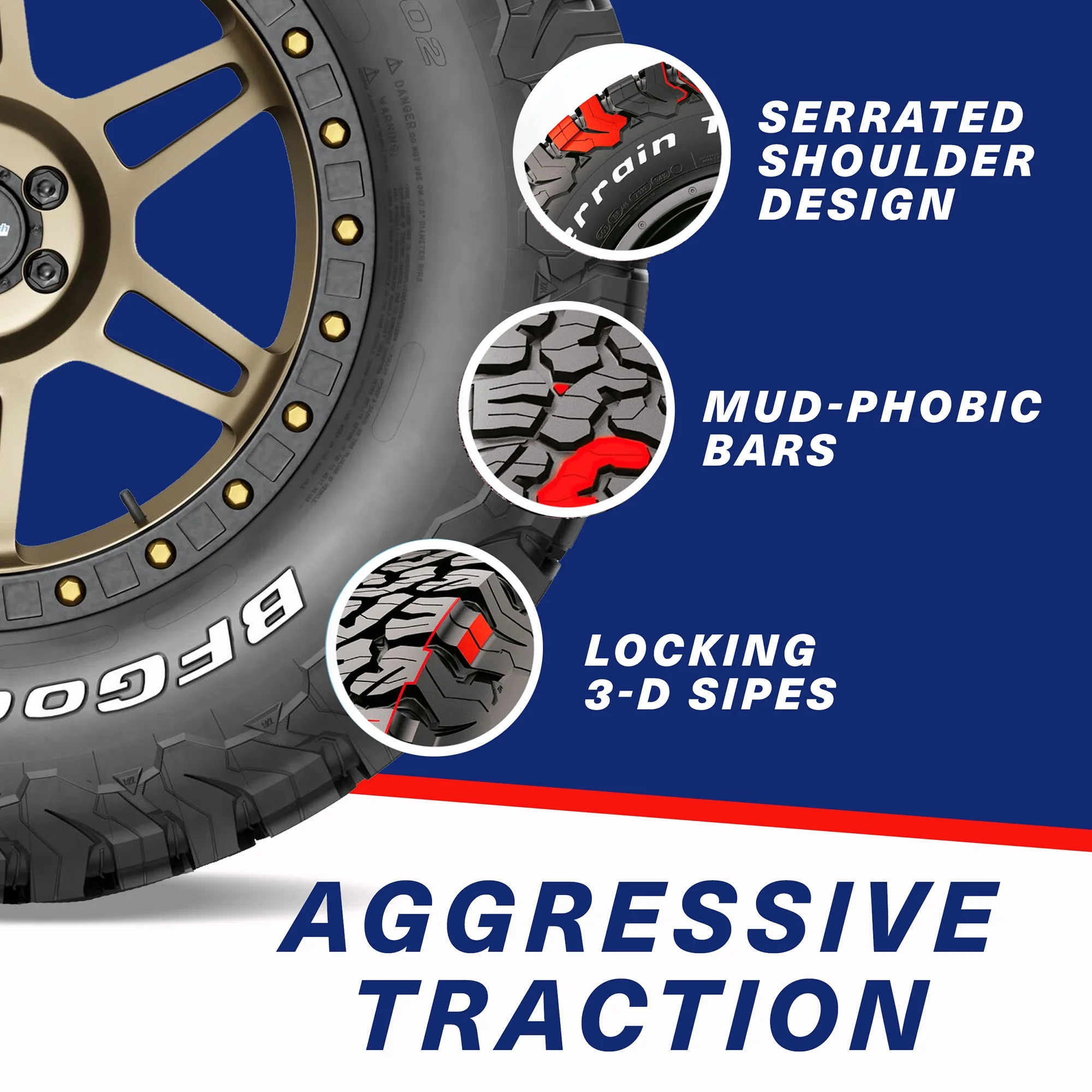 All-Terrain T/A KO2 All-Season LT265/70R17/E 121/118S Tire