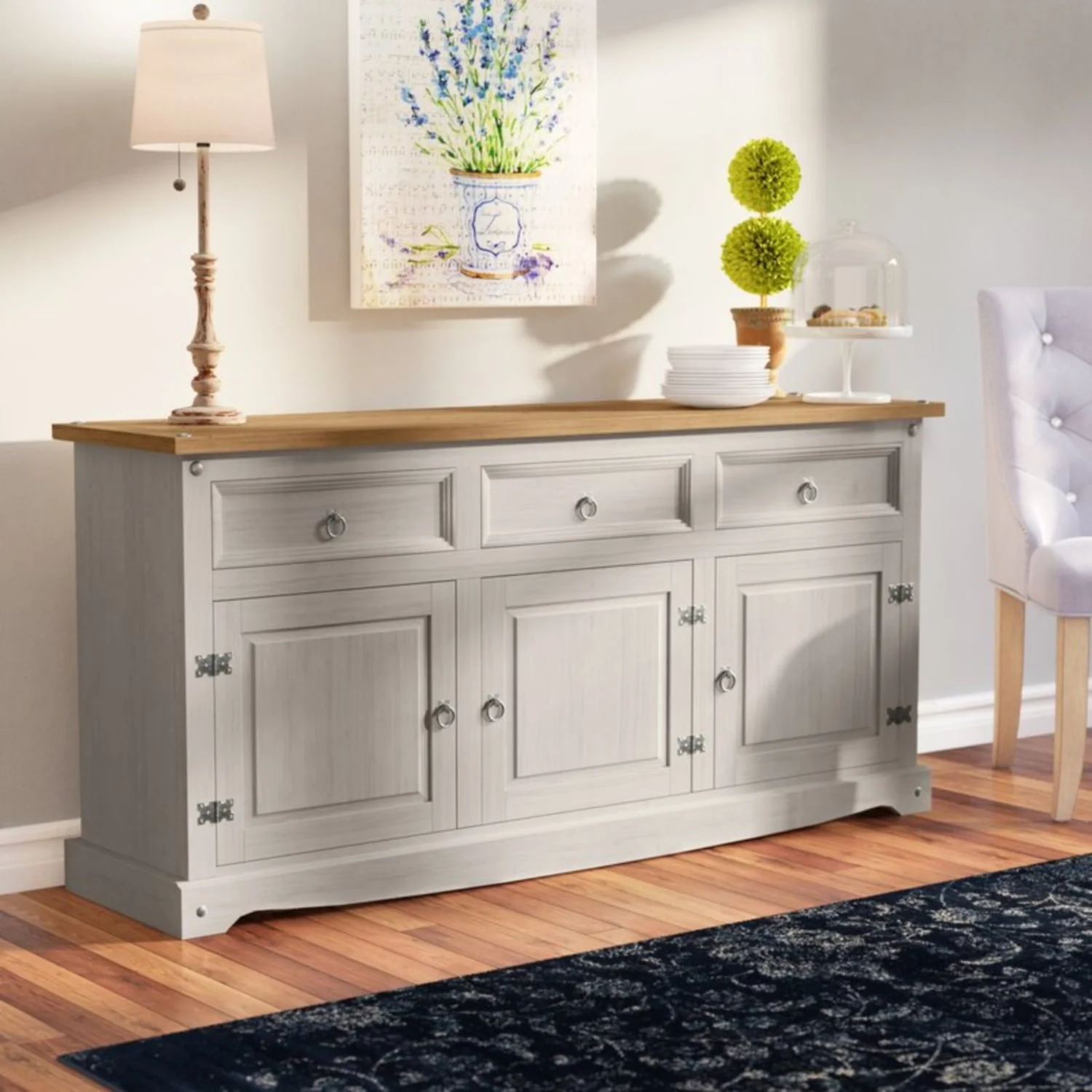 Wood Buffet Sideboard Corona Gray | Furniture Dash COG917