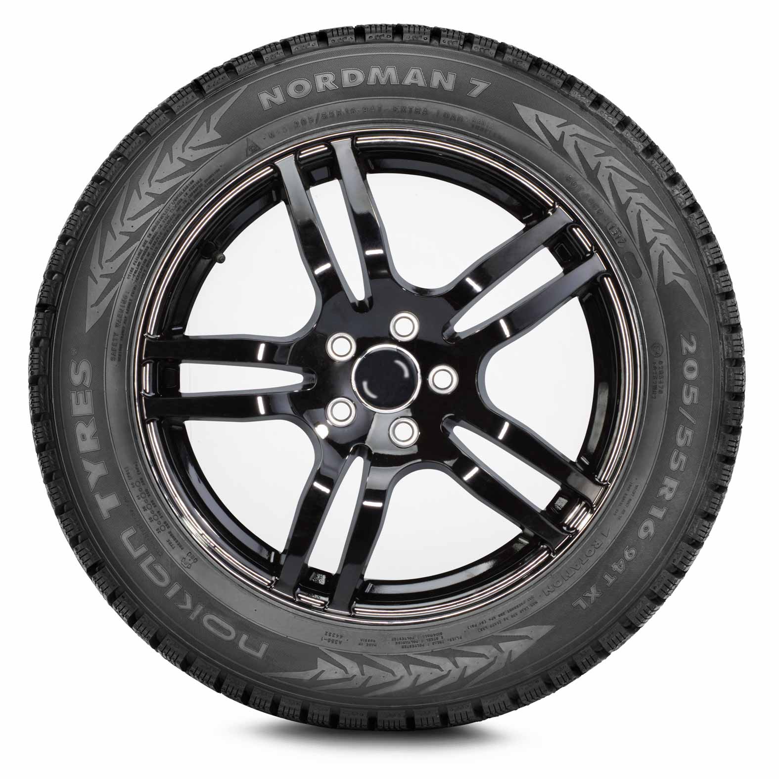 Nokian Nordman 7 Studded Winter 205/55R16 94T XL Passenger Tire