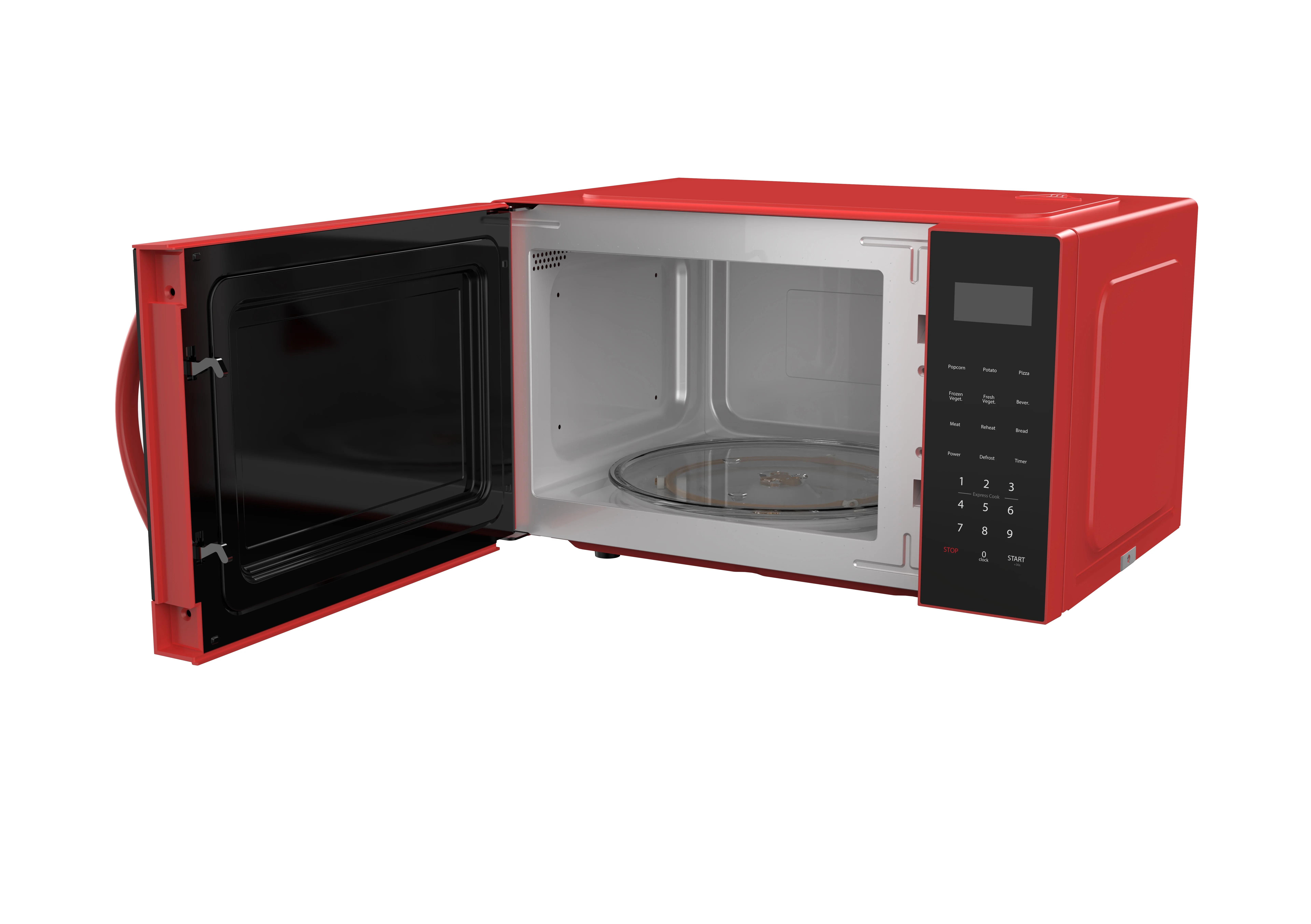 Frigidaire 0.9 Cu. Ft. Countertop Microwave Oven, Red, EMW953