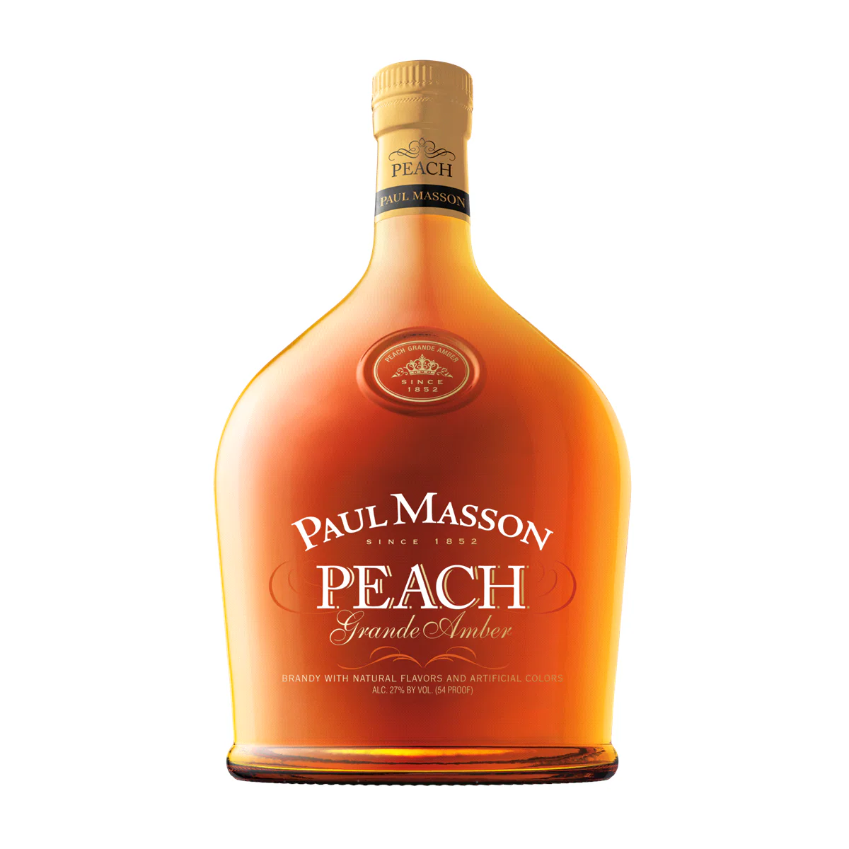Paul Masson Brandy Grande Amber Peach - 1.75L